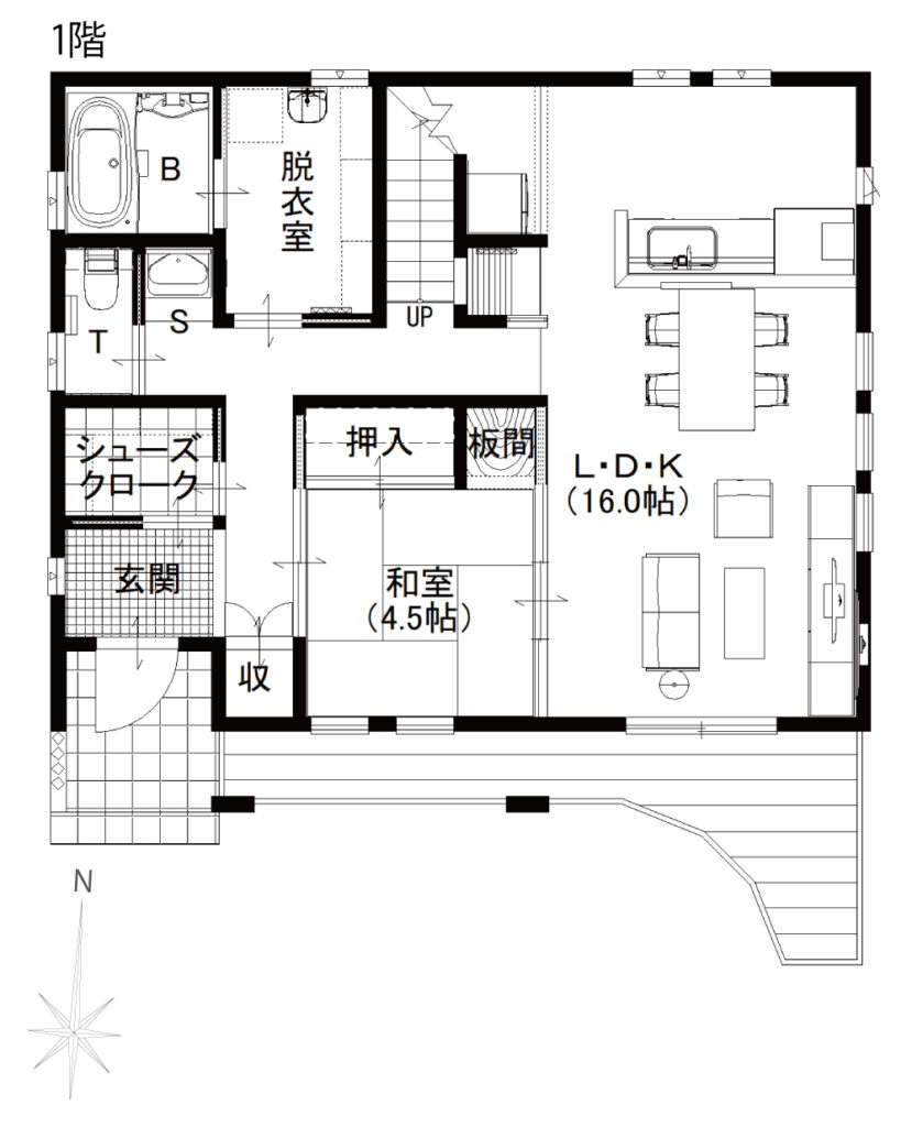 34坪 / 2階建て / Work No.180227
