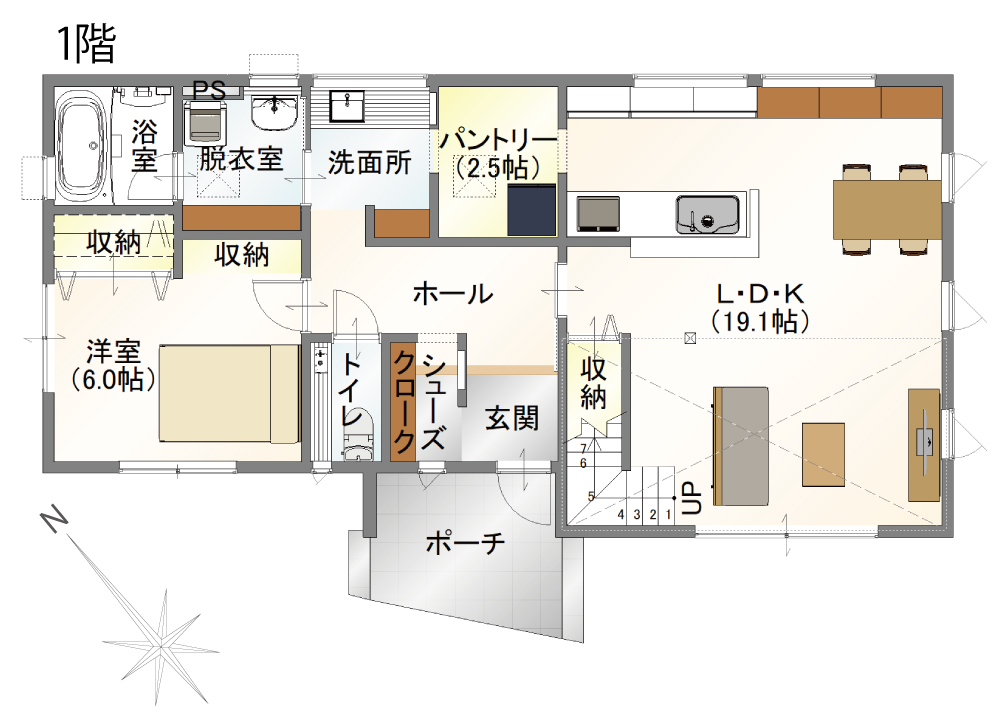42坪 / 2階建て / Work No.211023