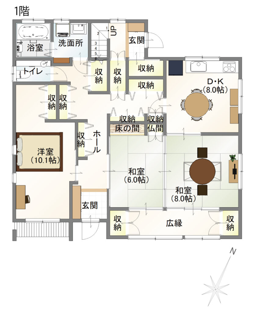 56坪 / 2階建て / Work No.050901