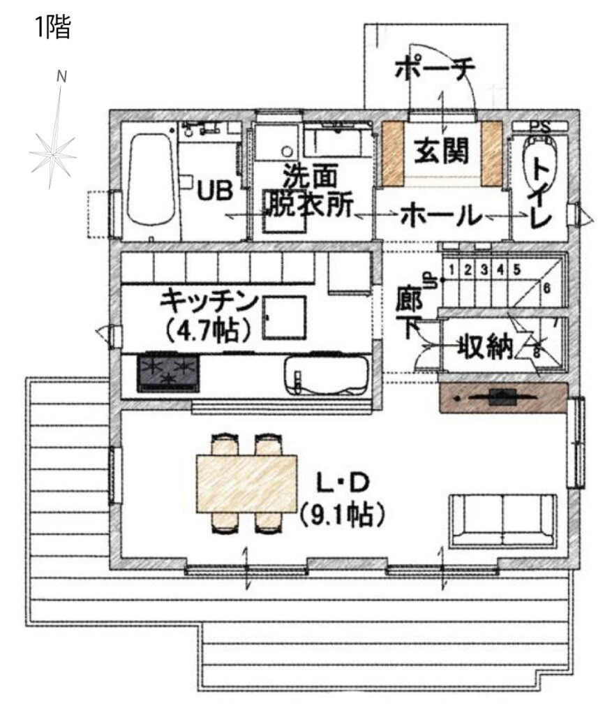 24坪 / 2階建て / Work No.201219