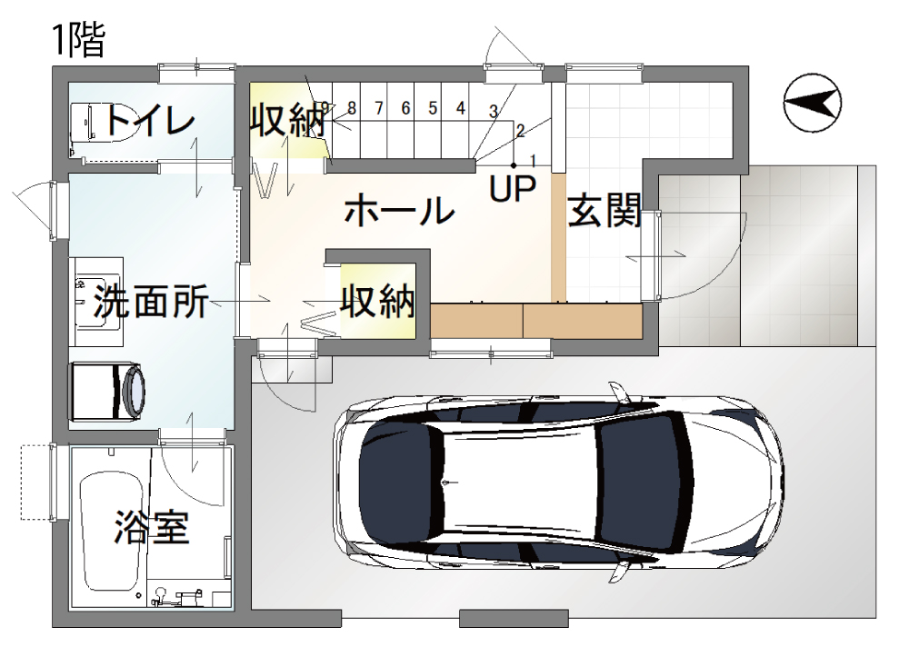 25坪 / 3階建て / Work No.111122