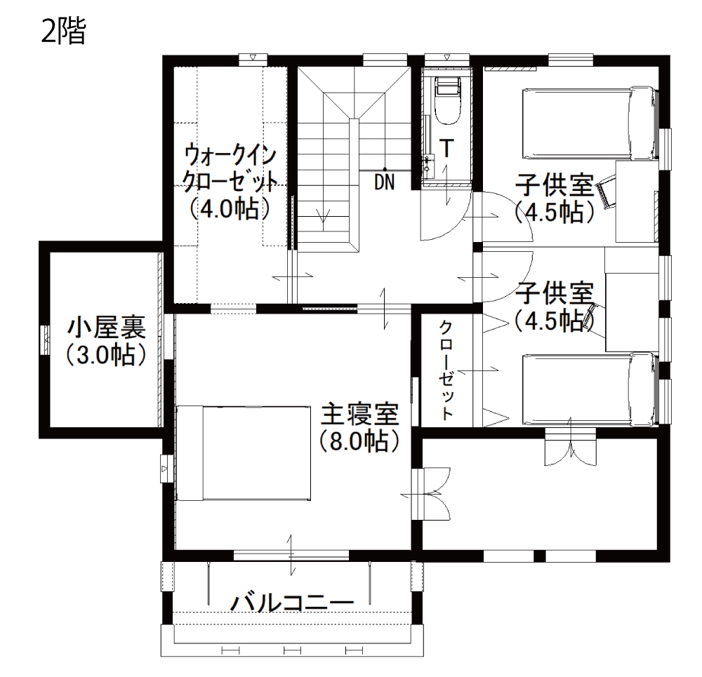 34坪 / 2階建て / Work No.180227