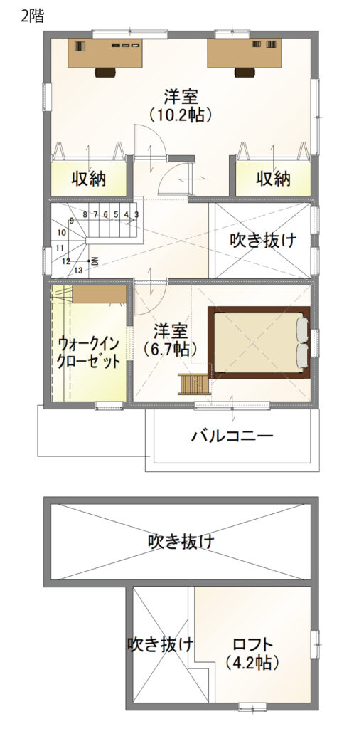 29坪 / 2階建て / Work No.110718