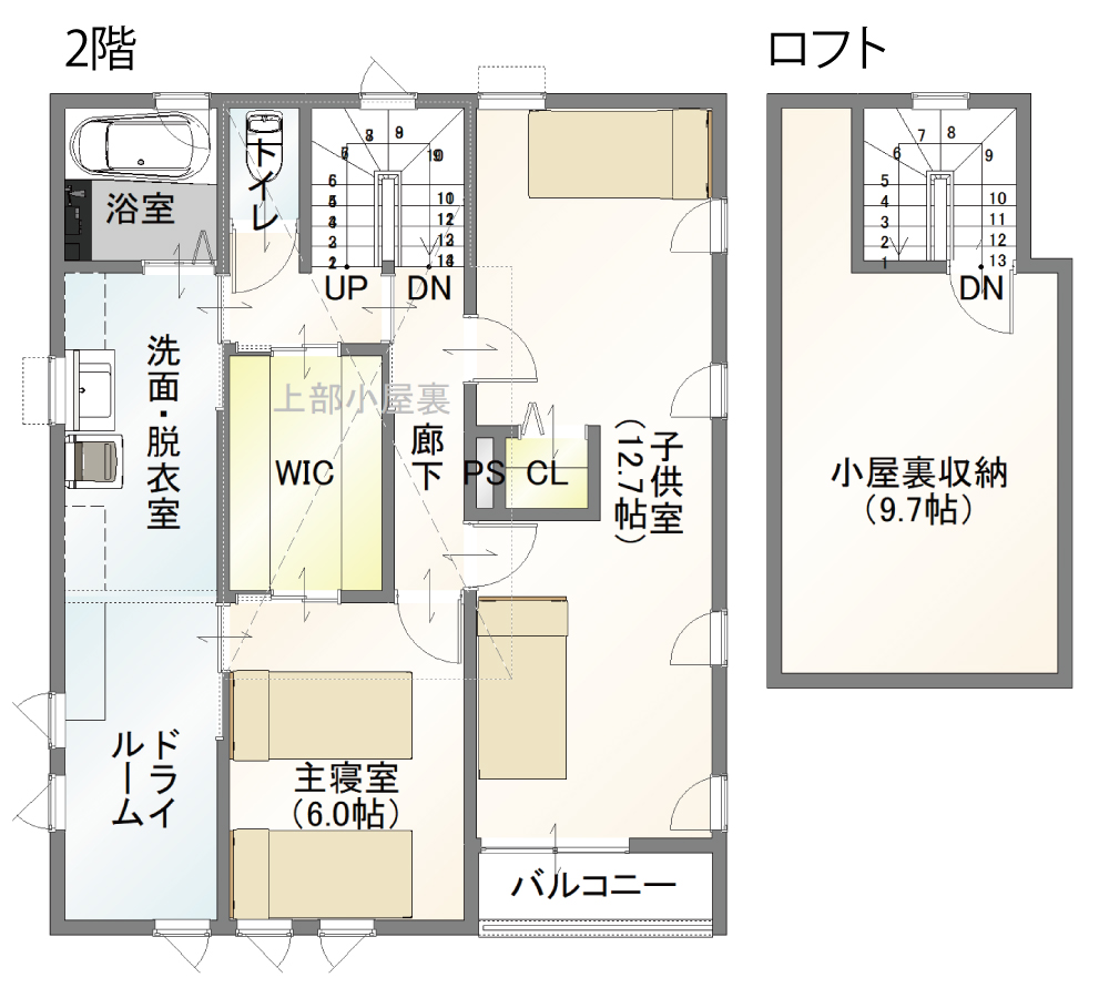 42坪 / 2階建て / Work No.201124