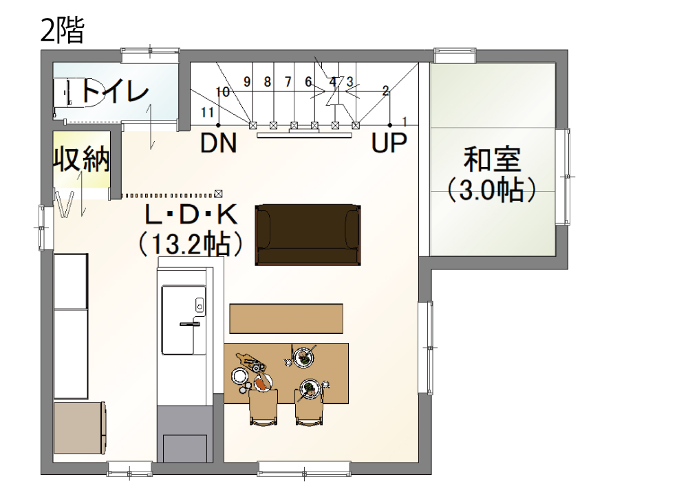 25坪 / 3階建て / Work No.111122