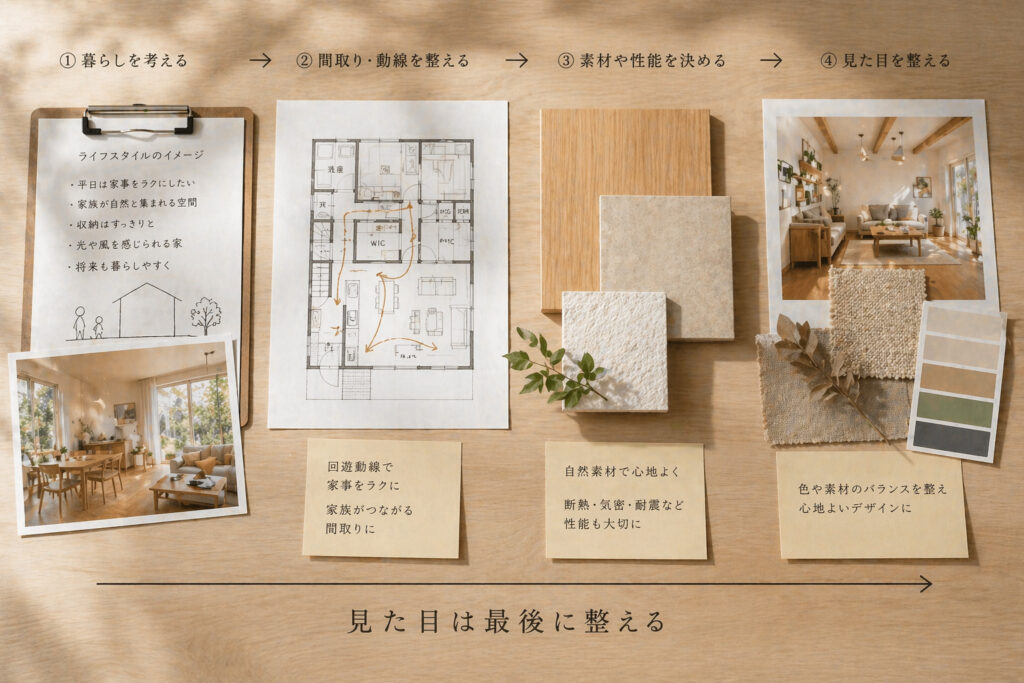 理想の家を実現するために大切なこと