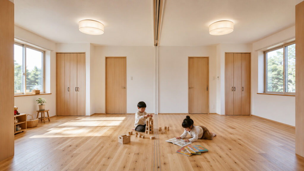 子どもが成長しても後悔しない！「帰宅動線」と「子ども部屋」の可変性を叶える自然素材の家づくり